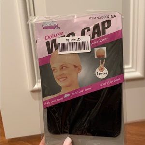 New black color wig cap